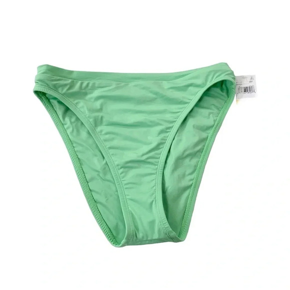 BECCA Color Code High Waist Bikini Bottom Mint Julep Green Size S NWT - Picture 3 of 8